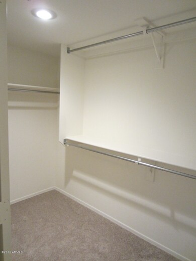 Large walk in master closet