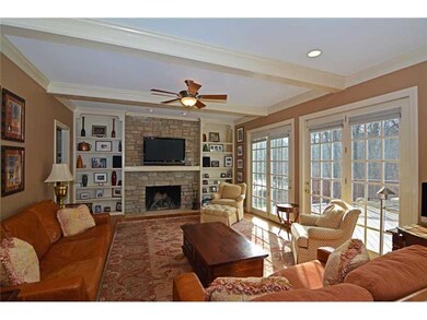 Family Room. Adjoining the kitchen, the family roo