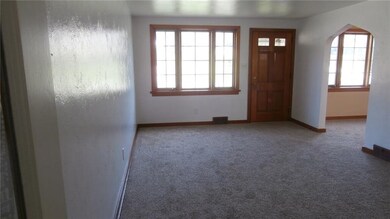 Light and bright living room freshly painted and n