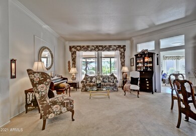 Living/dining from entry