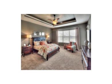 Master bedroom with vault