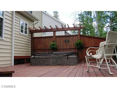 Patio/Deck - Beautiful, stained custom deck with h