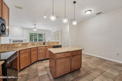 KITCHEN WITH ISLAND
