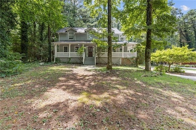 View of front facade with a porch