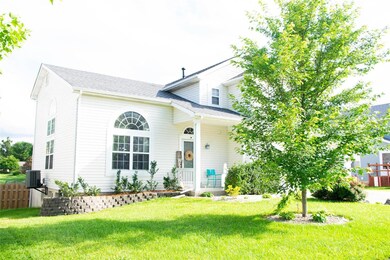 Inviting front porch welcomes you home!
