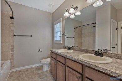 DOUBLE VANITY IN ISOLATED OWNER'S BATH.