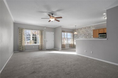 Living, Dining, and Kitchen features an open floor