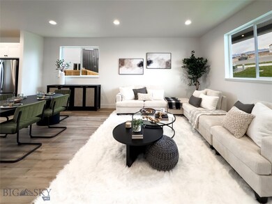 Living room side to side view