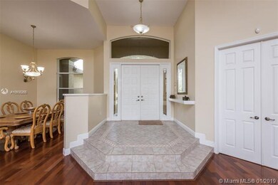 Raised entry into the home. Striking water views a