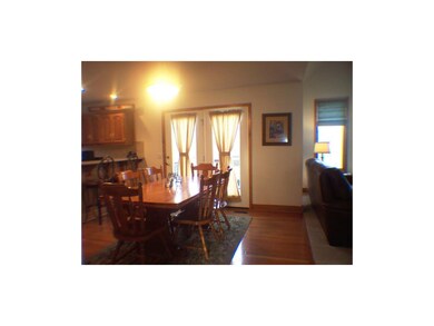 Eat-in Kitchen area with french doors to deck dini