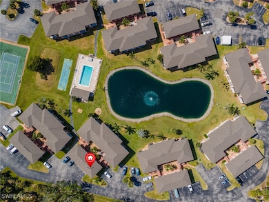 Aerial view of property and surrounding area with