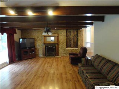 Spacious Living Room with Picture Windows