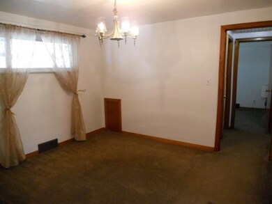 Dining Room leading into hall and bedrooms