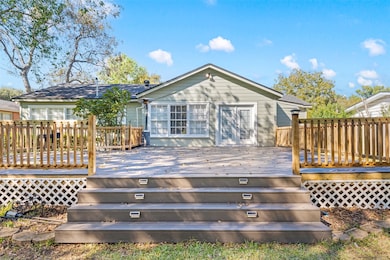 huge deck perfect for entertaining