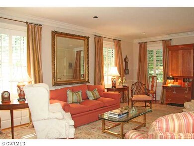 Living Room - Formal living room has four 6-over-9