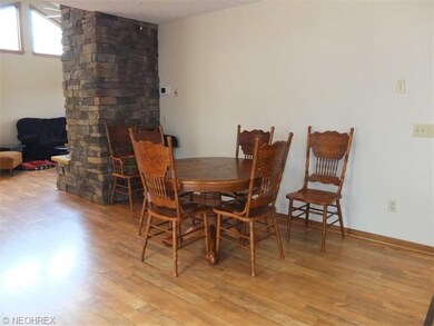 Dining room is open to the kitchen and great room.