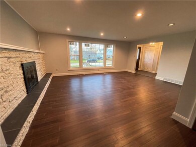 Living Room Side View, plus Fire Place.