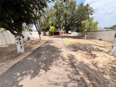 View of asphalt driveway