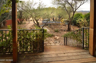 View from the covered front porch
