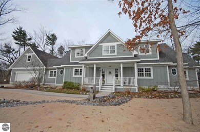 The beautiful Craftsman exterior, which also has a