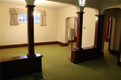 View of Living Room and Dining Room from the Entra