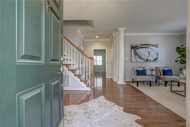 Welcome home to the gracious entry with gleaming h