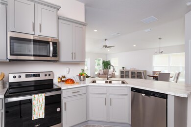 1480 Gray Kitchen to Living