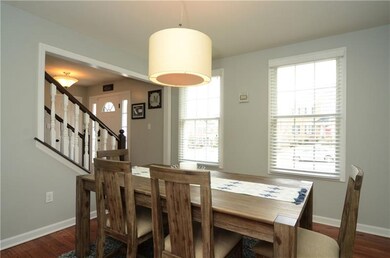 The dining room is a great space to entertain.