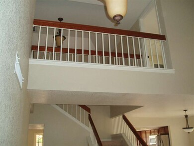 Looking upstairs