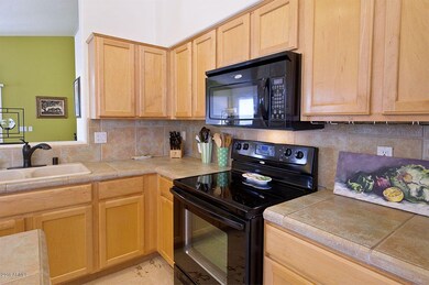 Kitchen counters and stove top