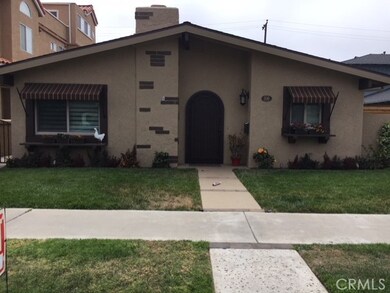 front of the building