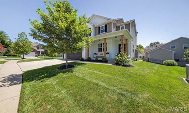 Updated Board and Batten Siding with Custom Wood Post, Cozy Front Porch