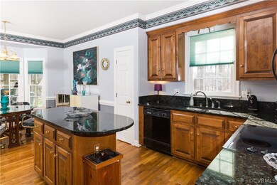 Kitchen displaying functional island.