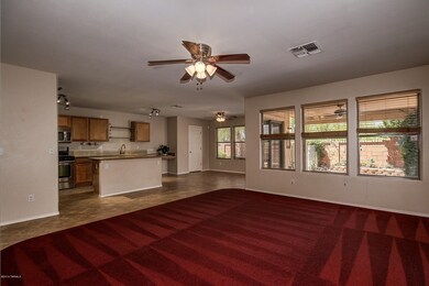 Family Room open to Kitchen