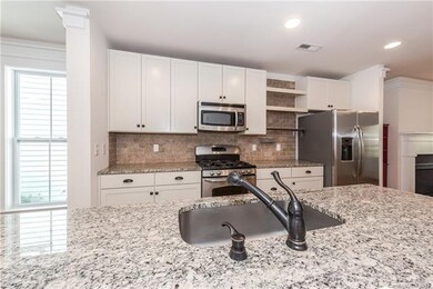 Modern white kitchen cabinets