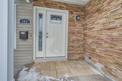 Gorgeous Stonework makes for a beautiful entryway