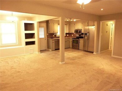 View to Kitchen from Family Room.
