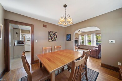 Dining room 12 x 11 with hardwood floors.