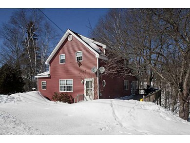 Exterior Front. Vinyl siding