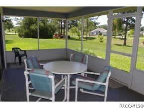 Lanai with great back yd view