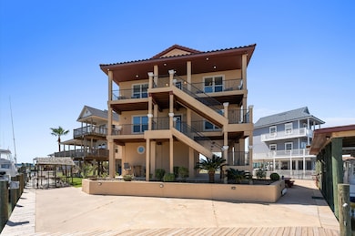 This lux water front home is 3,072 square feet and