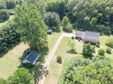 Aerial of Home and Out Buildings