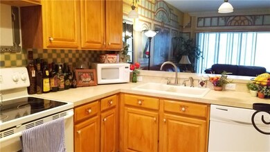 Kitchen looking toward the family room.