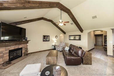 Corner Stone Fireplace...