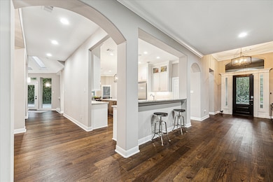 Open and bright with natural lighting throughout