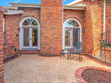 Inviting quiet, private, brick walled patio off of