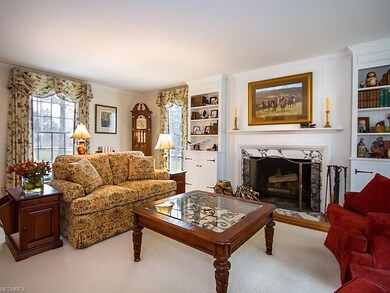 Living Room with Built-in Cabinets