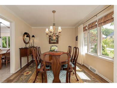 Formal Dining Room with hardwood Floors!