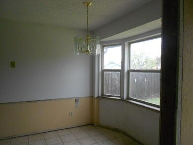 Dining Room. Dining area has ceramic tile floors, 