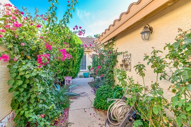 Colorful Courtyard Entrance